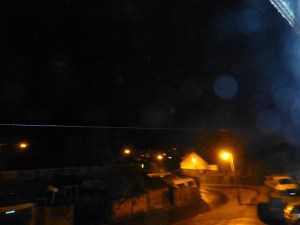 A photo FAIL. This image is more representative of my efforts in capturing a lightning bolt.